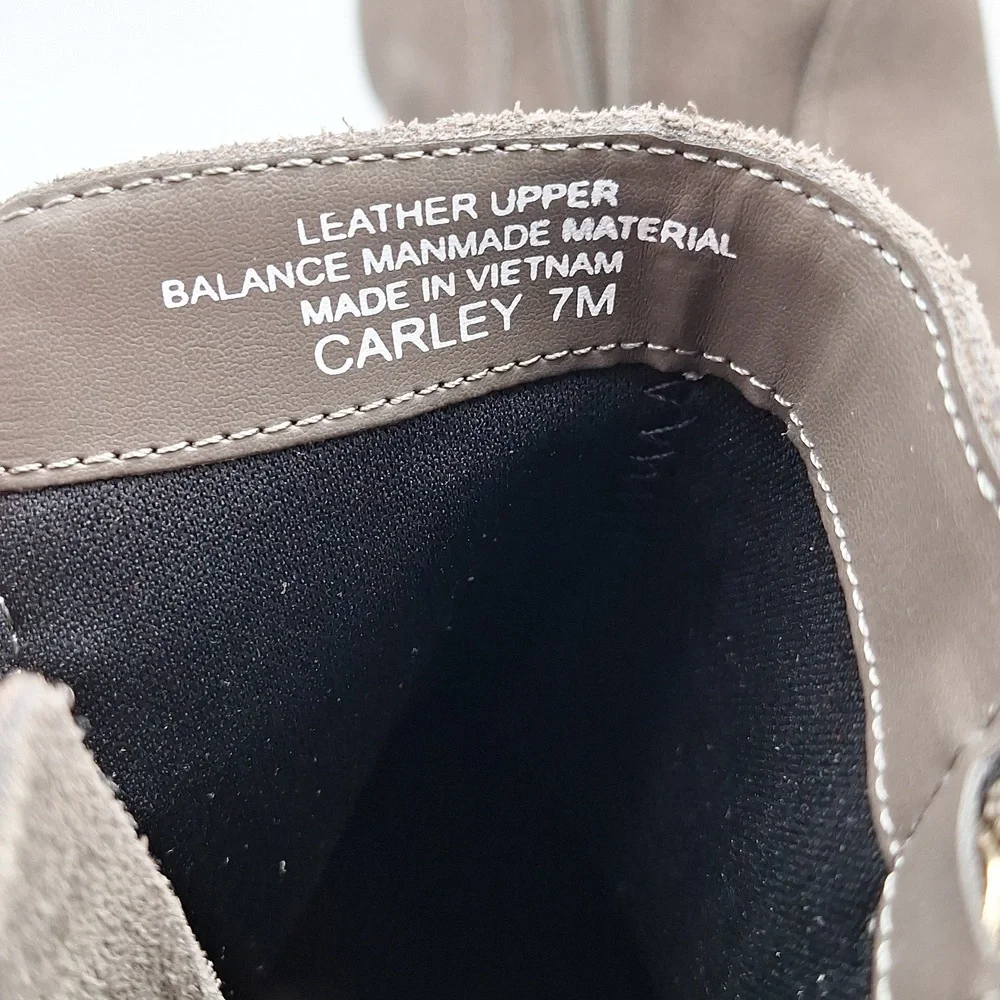 Violet & Red Carley Sz 7 Women's Zip up Bootie Heels - Picture 5 of 12